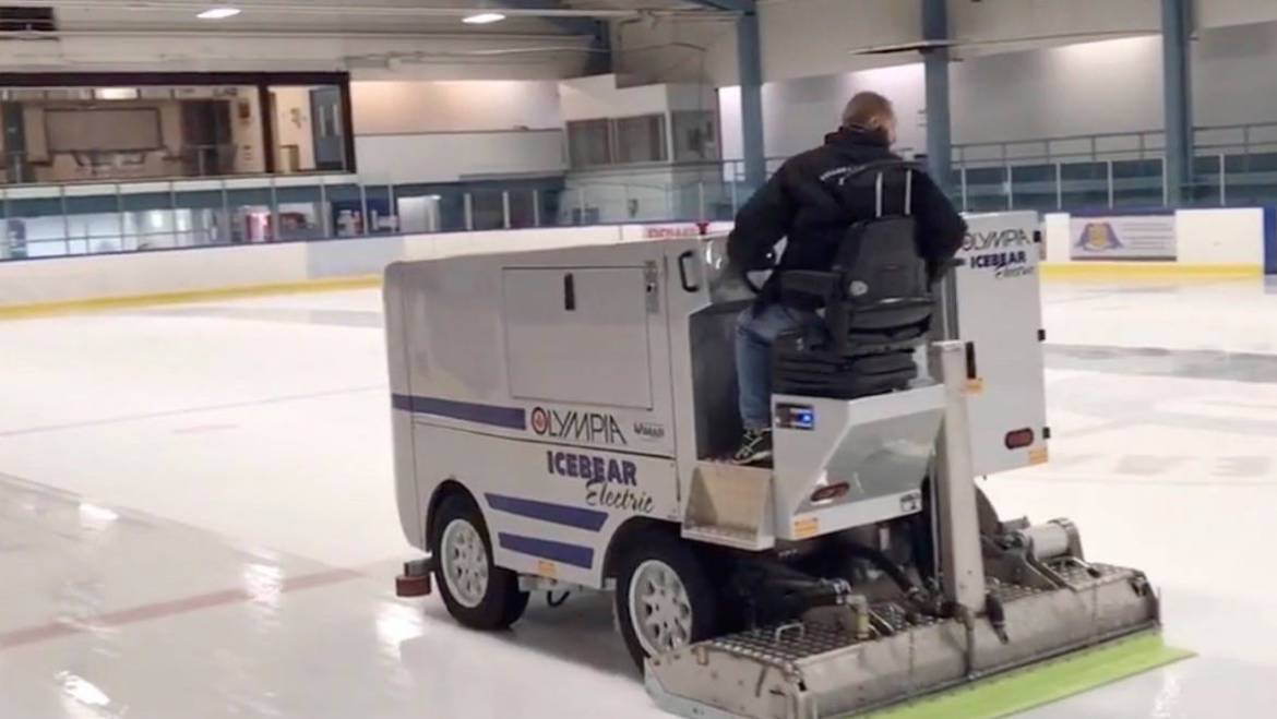 North Cowichan goes green with Olympia electric ice resurfacer