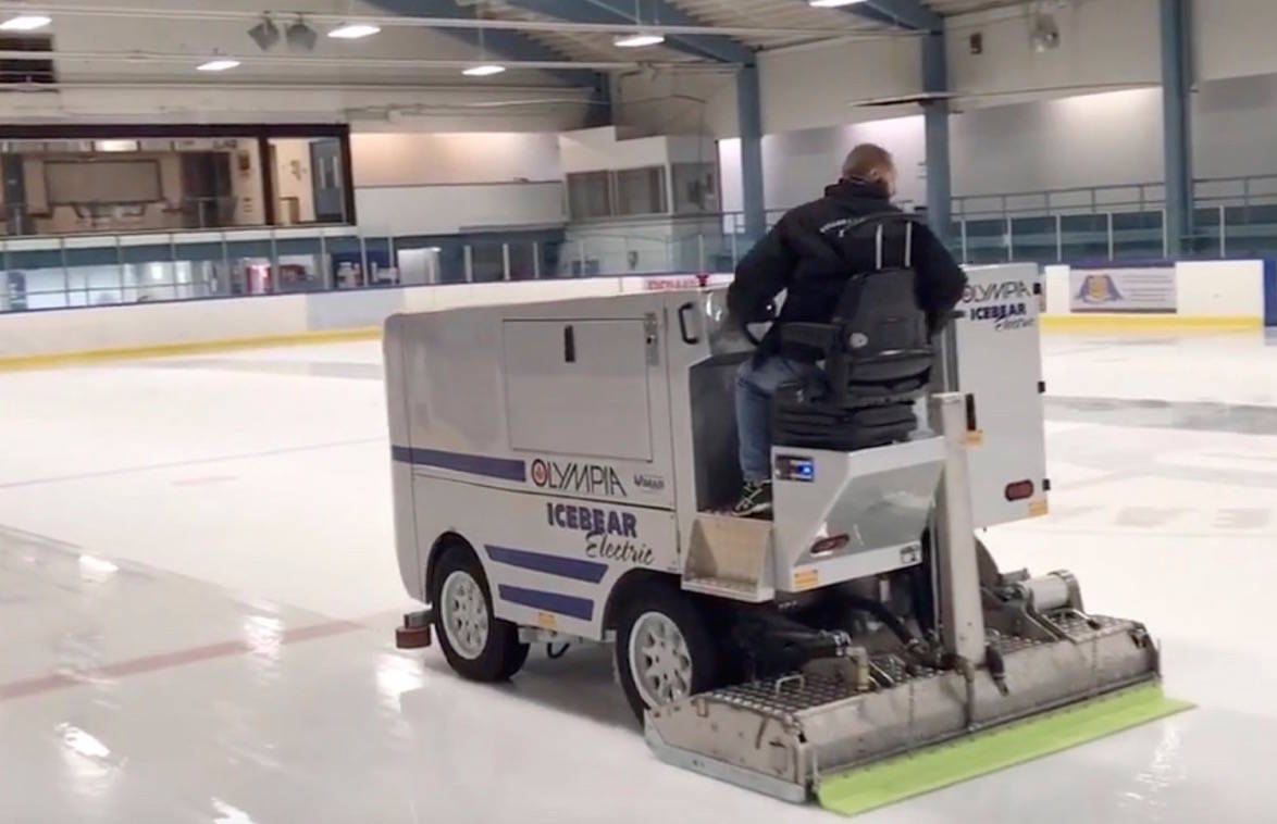 North Cowichan goes green with Olympia electric ice resurfacer