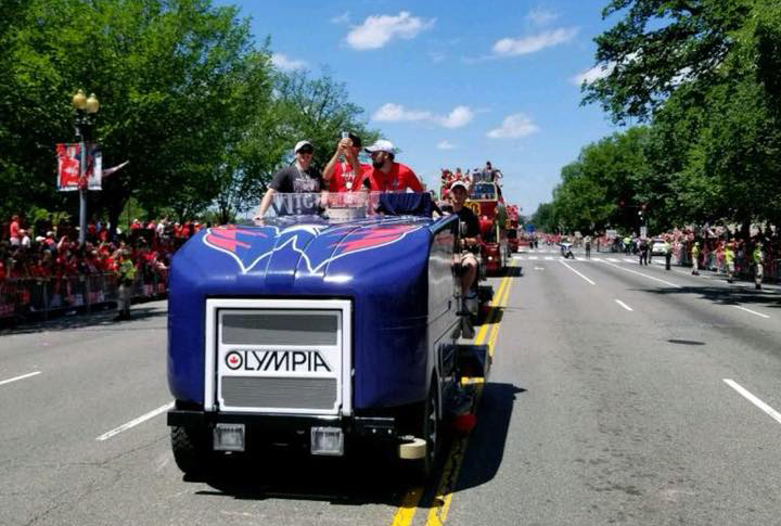 Olympia in Washington Capitals Parade