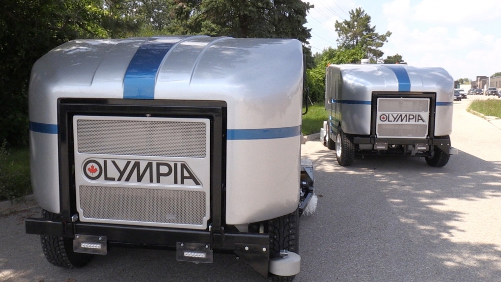 New electric ice resurfacing machines set to clean Cambridge rinks